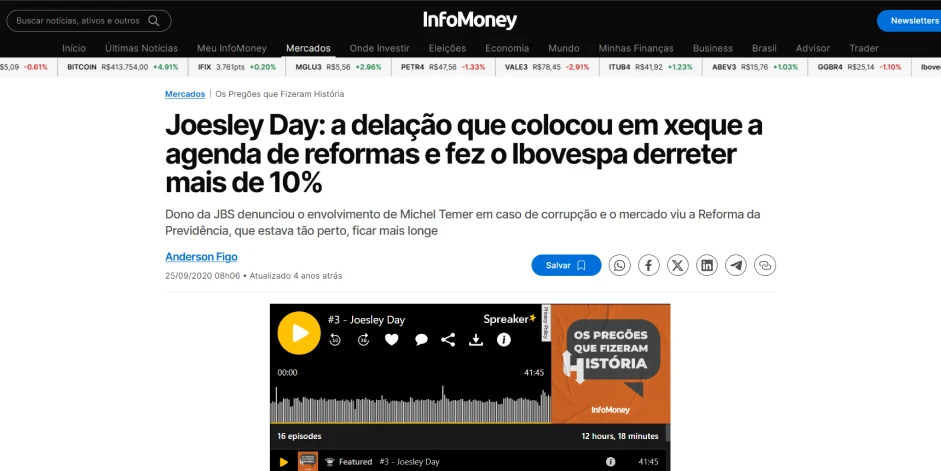 Circuit breaker após queda de 10,47%